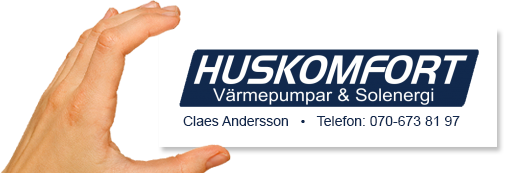 Huskomfort Värmepumpar Sverige AB Logo